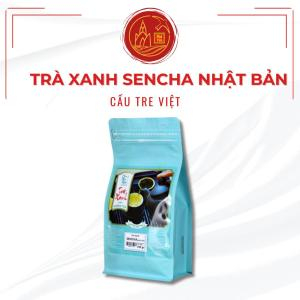 Trà Xanh Sencha Nhật Bản Cầu Tre Việt Túi Zip 250g