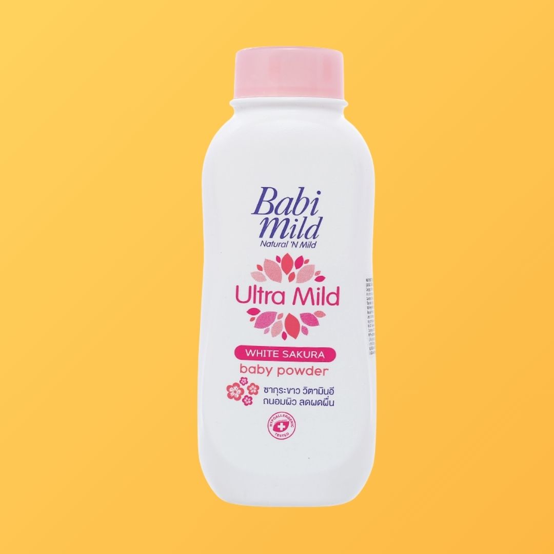 Phấn Thơm Trẻ Em Babi Mild White Sakura