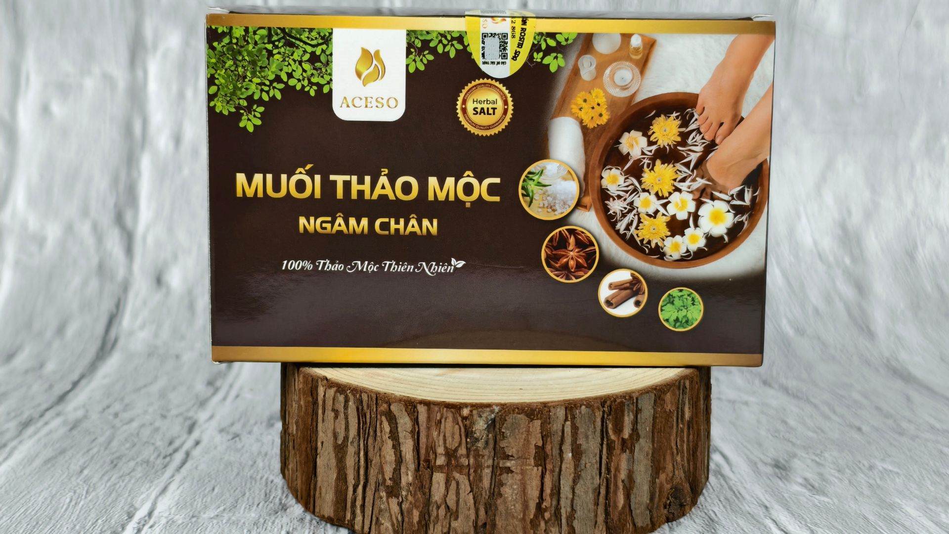 1. Tác dụng vượt trội của muối thảo mộc ngâm chân ACESO