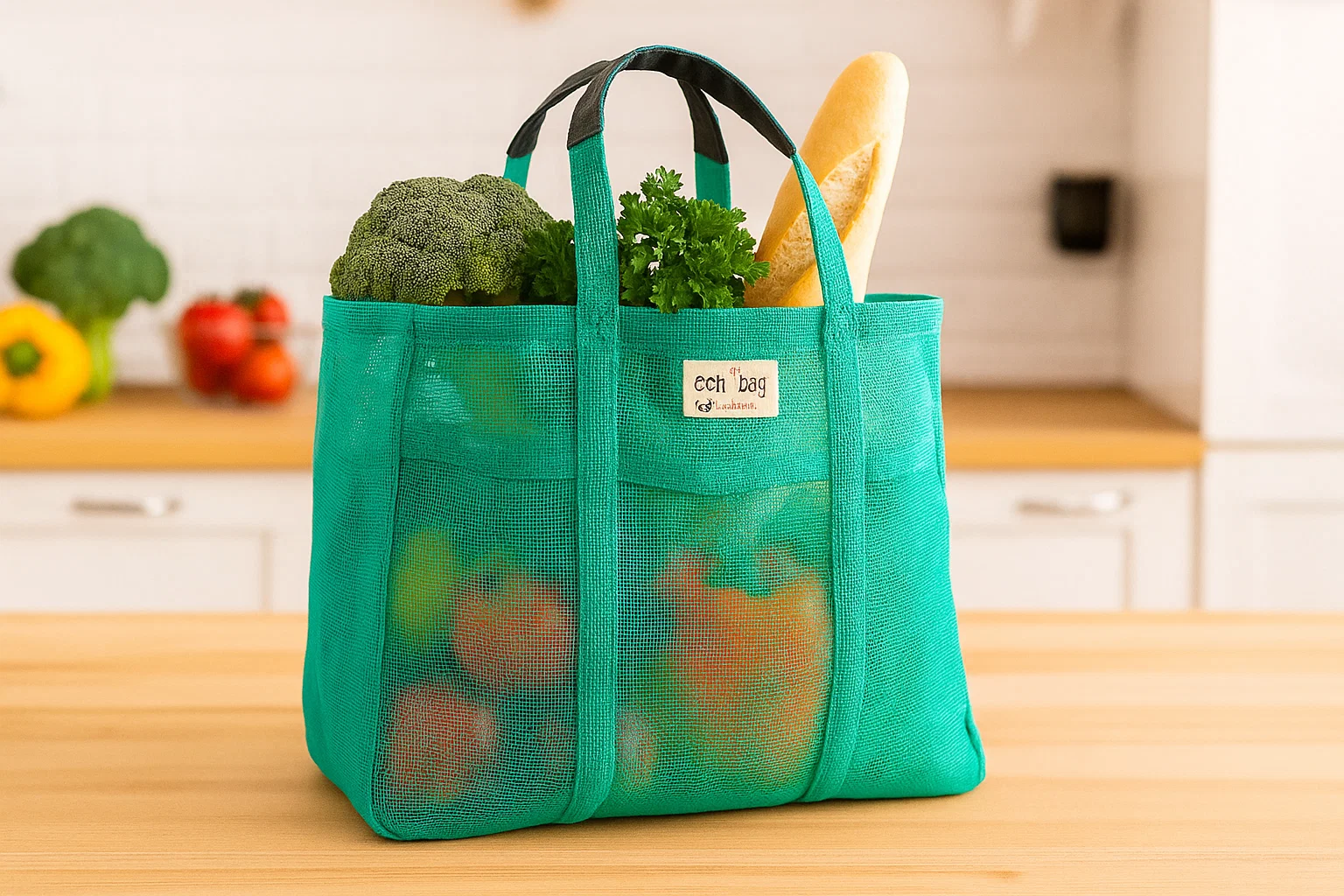 1. Hướng dẫn sử dụng túi tái sử dụng Echobag size L