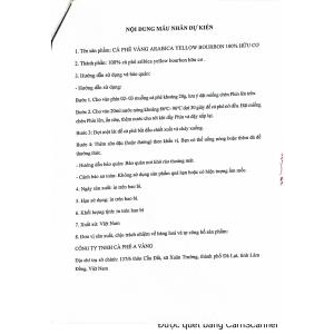 Công văn bổ sung nhãn có tiếng Anh