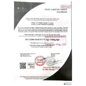 TCB cà phê vàng phin giấy Arabica Yellow