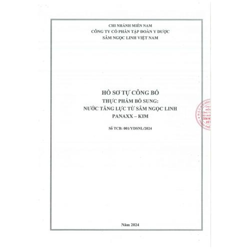 Hồ sơ công bố sản phẩm