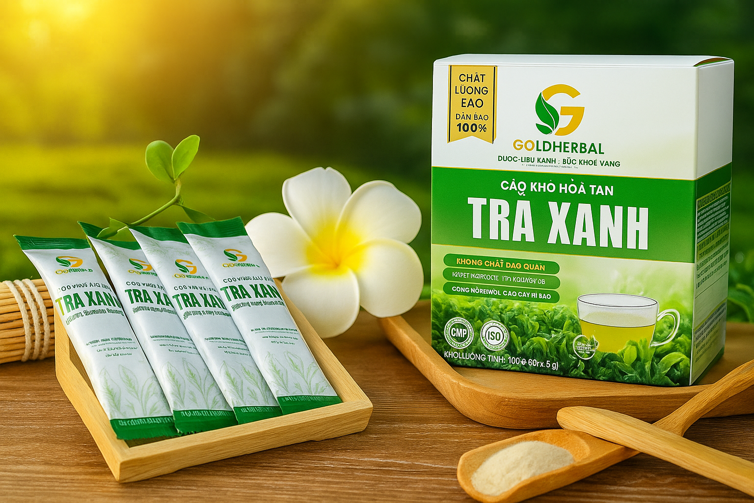 Cao trà xanh hòa tan là gì?
