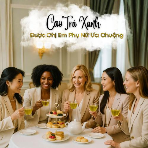 Ngăn Ngừa Lão Hóa: Vì Sao Cao Trà Xanh Hòa Tan Được Phụ Nữ Ưa Chuộng?