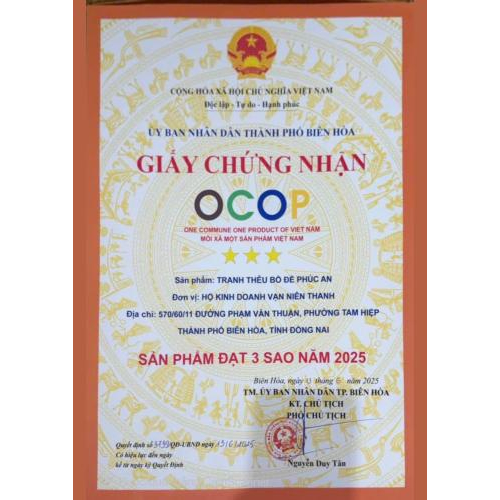 Chứng Nhận OCOP