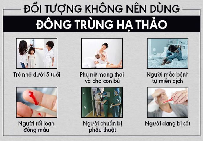 Đối tượng nên và không nên sử dụng cao đông trùng hạ thảo