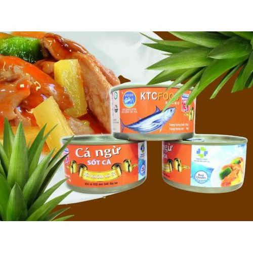 Cá Ngừ Sốt Cà Khóm Ớt KTCFOOD 185g