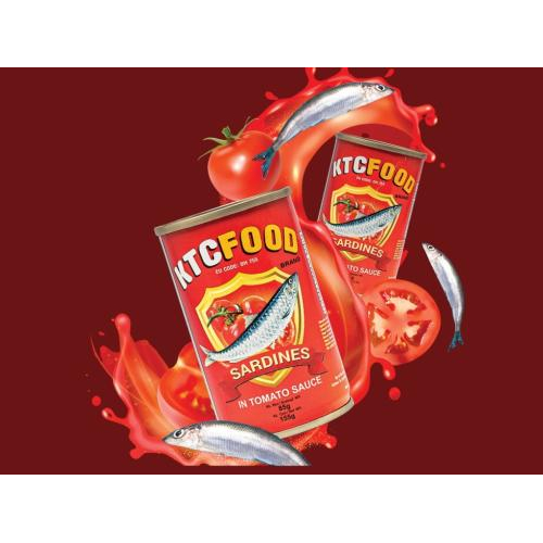 Cá Sardines Sốt Cà KTCFOOD 155g (Lon Cao)